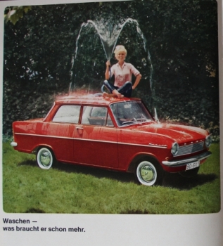 Opel Kadett Modelprogram 1965 Carbrochure (5480)