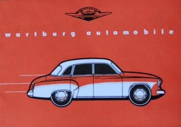 Wartburg Automobile Modellprogramm 1959 Automobilprospekt  (5520)