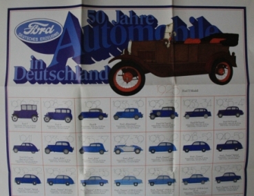 Ford "Von Menschen und Automobilen - 50 Jahre Ford in Deutschland" Ford-History 1975 (5538)