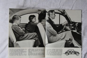 Volkswagen Käfer Modellprogramm 1962 "Welcher ist der richtige für Sie?" Automobilprospekt (5600)