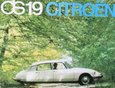 Citroen DS 19 Modelprogram 1963 Carbrochure (5624)