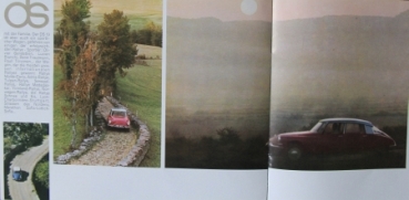 Citroen DS 19 Modelprogram 1963 Carbrochure (5624)