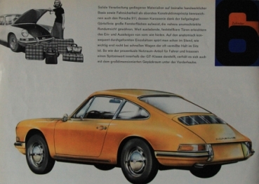 Porsche 911 Modelprogram 1964 Carbrochure (5656)