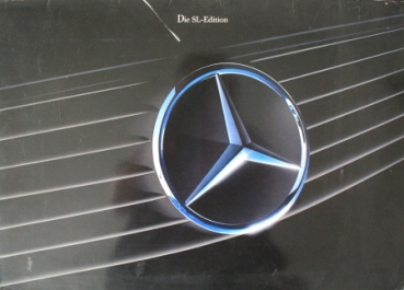 Mercedes-Benz SL Klasse Modelprogram 1989 Carbrochure-Map (5671)