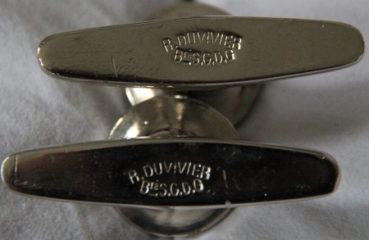 Duvivier Carosserie Coversupport 1935 two pieces chrome plated (5689)