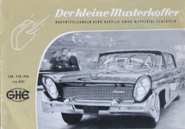 Happich "Der kleine Musterkoffer" Factorymagazine 1958 (5726)