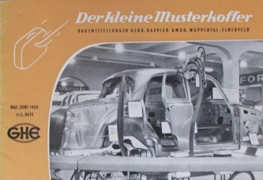 Happich "Der kleine Musterkoffer" Factorymagazine 1958 (5727)
