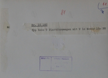 Buessing-NAG 6000 T Diesel-Truck German Post 1955 Factory-Photo (5744)