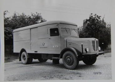 Buessing-NAG 5000 S Diesel-Truck German Post 1950 Factory-Photo (5746)