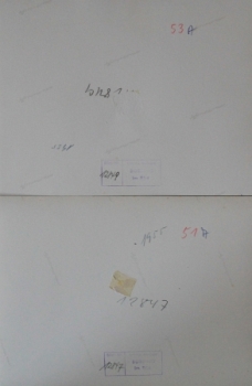 Büssing-NAG Bus auf Reisen durch den Harz 1955 zwei Werksfotos (5768)