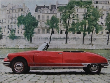 Citroen DS 19 Cabriolet Farbprogramm 1960 "Decapotable coloris" Automobilprospekt (5775)