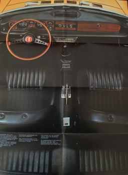 Fiat 124 Sport Spider Modelprogram 1971 Carbrochure (6091)