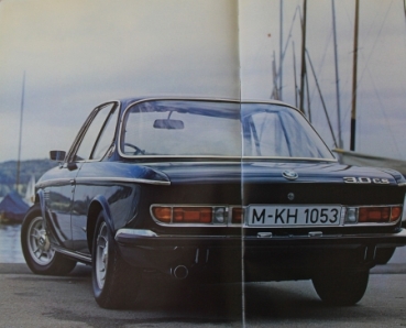 BMW 3.0 CSI Modelprogram 1971 Carbrochure (6147)