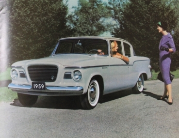 Preview: Studebaker Lark Modellprogramm 1959 Automobilprospekt (6311)