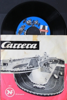 Carrera Record "Droehnende Motoren beim Autorennen" Racingcourse-Accessoires 1965 (6331)