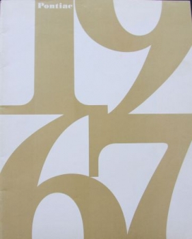 Pontiac Modelprogram 1967 Carbrochure (7191)