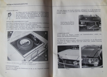 Lancia Fulvia 2. Series Coupe - Sport 1970 Owner-Manual (6351)