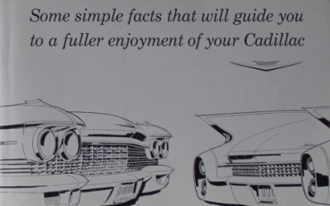 Cadillac Eldorado 1960 Betriebsanleitung (6359)