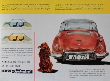 Auto-Union 1000 Coupe de Luxe Modelprogram 1964 Carbrochure (6399)
