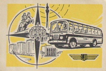 Busticket for "VEB Verkehrsbetriebe Dresden" 1981 (6417)