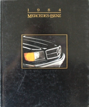 Mercedes-Benz Modellprogramm US-Cars 1984 Automobilprospekt (6438)