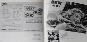 Knittel "DKW Motorraeder 1949-58" Motorbike-History 1988 (6439)