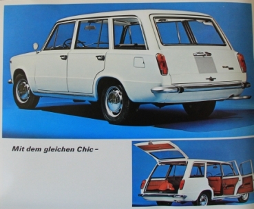 Fiat 124 Special - Station-Wagon Modelprogram 1969 Carbrochure (6467)