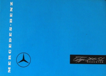 Mercedes-Benz 300 SL Roadster Modelprogram 1958 Carbrochure (6480)