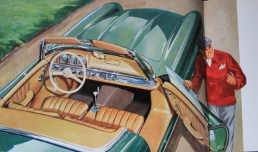 Mercedes-Benz 300 SL Roadster Modelprogram 1958 Carbrochure (6480)