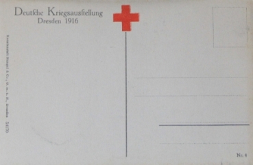 Fokker Aeroplane by  Max Immelmann 1916 "Deutsche Kriegsausstellung" Postcard (6491)