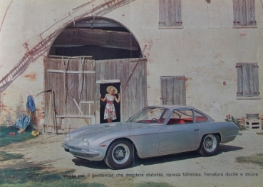 Lamborghini 350 GT Modelprogram 1964 Carbrochure (6534)