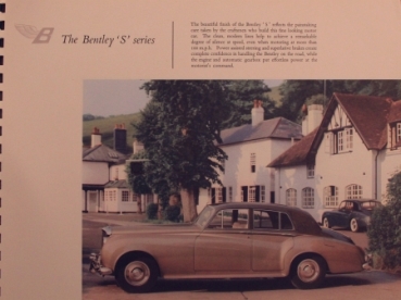 Bentley S 2 Modelprogram 1959 Carbrochure (7692)
