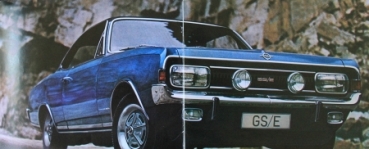 Opel Commodore Modelprogram 1969 "Opel hat die Maßstaebe veraendert" Carbrochure (6575)