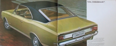 Opel Commodore Modelprogram 1969 "Opel hat die Maßstaebe veraendert" Carbrochure (6575)