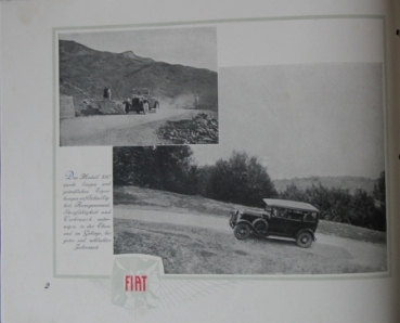 Fiat Modellprogramm 1928 Prunkkatalog (7414)