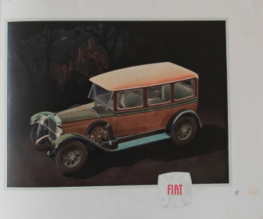 Fiat 520 Modelprogram 1928 Prestigebrochure (7414)