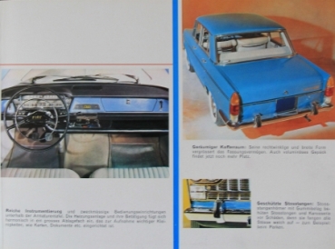 Fiat 2300 DeLuxe Modellprogramm 1959 Automobilprospekt (7464)