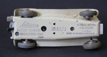 Schuco Micro-Racer Mercedes SSK 1965 Metallmodell mit Friktionsantrieb (6668)