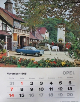 Opel Advertising-Year-Calendar 1965 (6676)