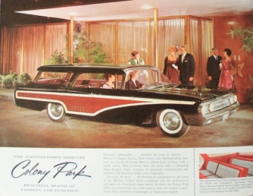 Ford Mercury Country Cruiser Modelprogram 1960 Carbrochure (8628)