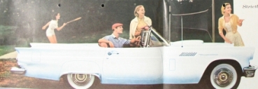 Ford Thunderbird Modelprogram 1957 Carbrochure (7332)