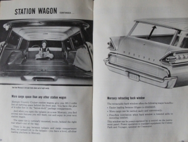 Ford Mercury Modelprogram 1959 "New Car Buyer's Guide" Carbrochure (6720)