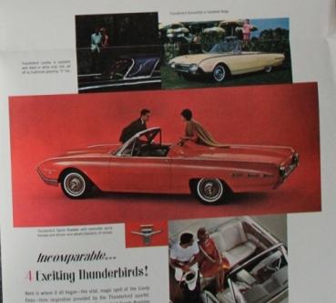 Ford Modelprogram 1962 "Live it up..." Carbrochure (4812)