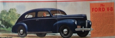 Ford Modelprogram 1940 Carbrochure (7943)