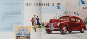 Ford Modelprogram 1940 Carbrochure (7868)