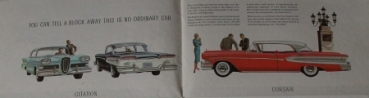 Edsel Ford Modelprogram 1957 Carbrochure (7870)
