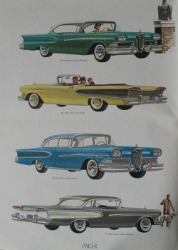 Edsel Ford Modelprogram 1957 Carbrochure (7870)