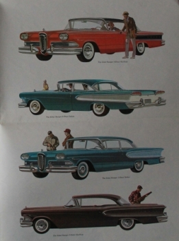 Edsel Ford Modelprogram 1957 Carbrochure (7870)