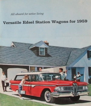 Edsel Ford Station-Wagon 1959 Automobilprospekt (8794)