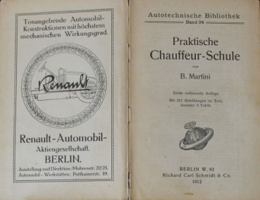 Martini "Praktische Chauffeurschule" Vehicletechnic 1912 (9333)
